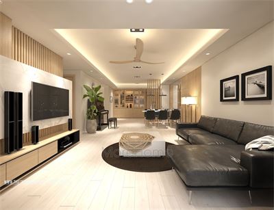 Mẫu trần thạch cao chung cư Mandarin Garden 2
